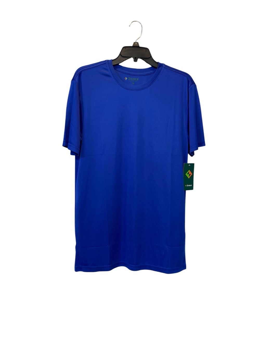 NWT DHAKAI Men's Short Sleeve Performance Athletic Tee - Royal Blue Size Medium
